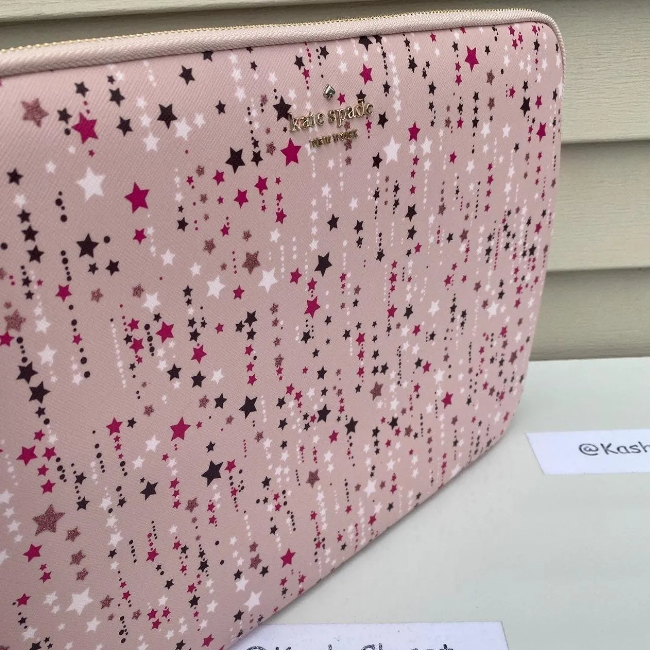 Kate Spade New York Pink Multi Laptop Sleeve - Image 4