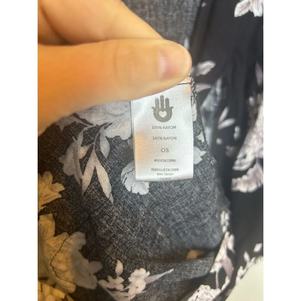 Spiritual Ganster One Size Open Front Tie Wrap Cardigan Cover-up Neutral - Image 5