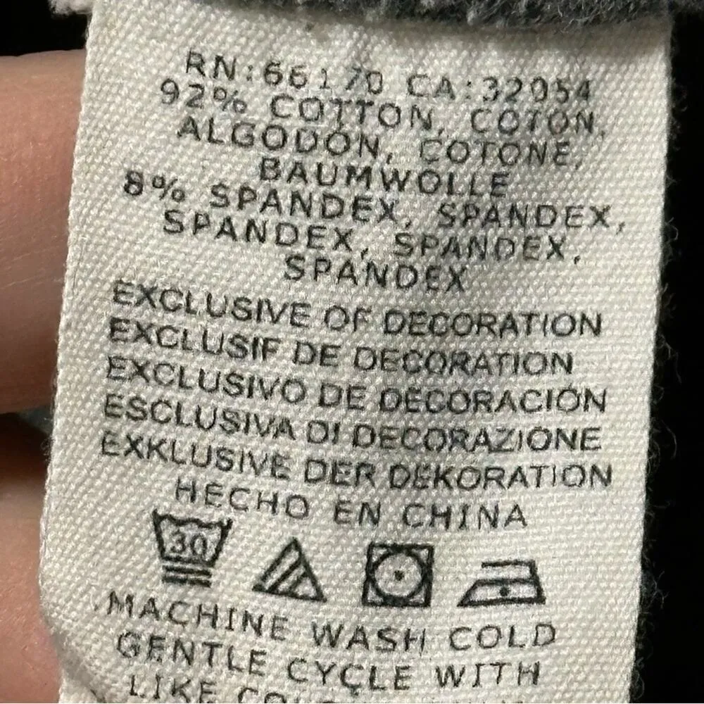 Marrakech Anthropologie Women’s Size XS Faded Black Cotton Meri Moto Jacket - Image 9