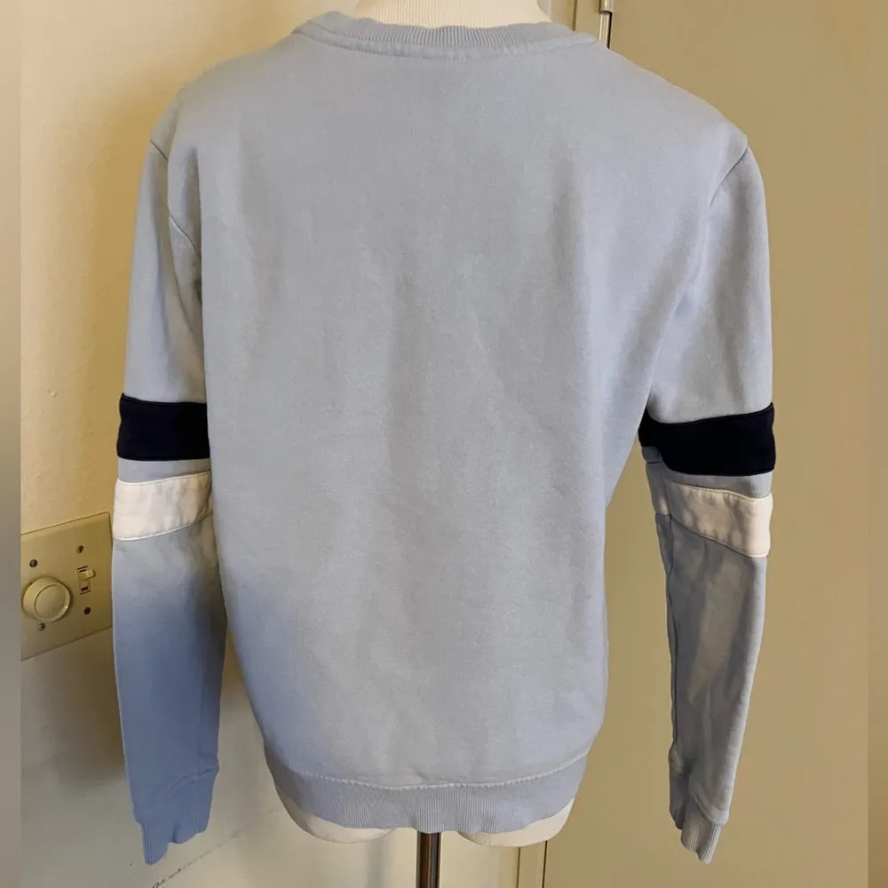 Vintage Baby Blue Fila Sweatshirt - Image 7