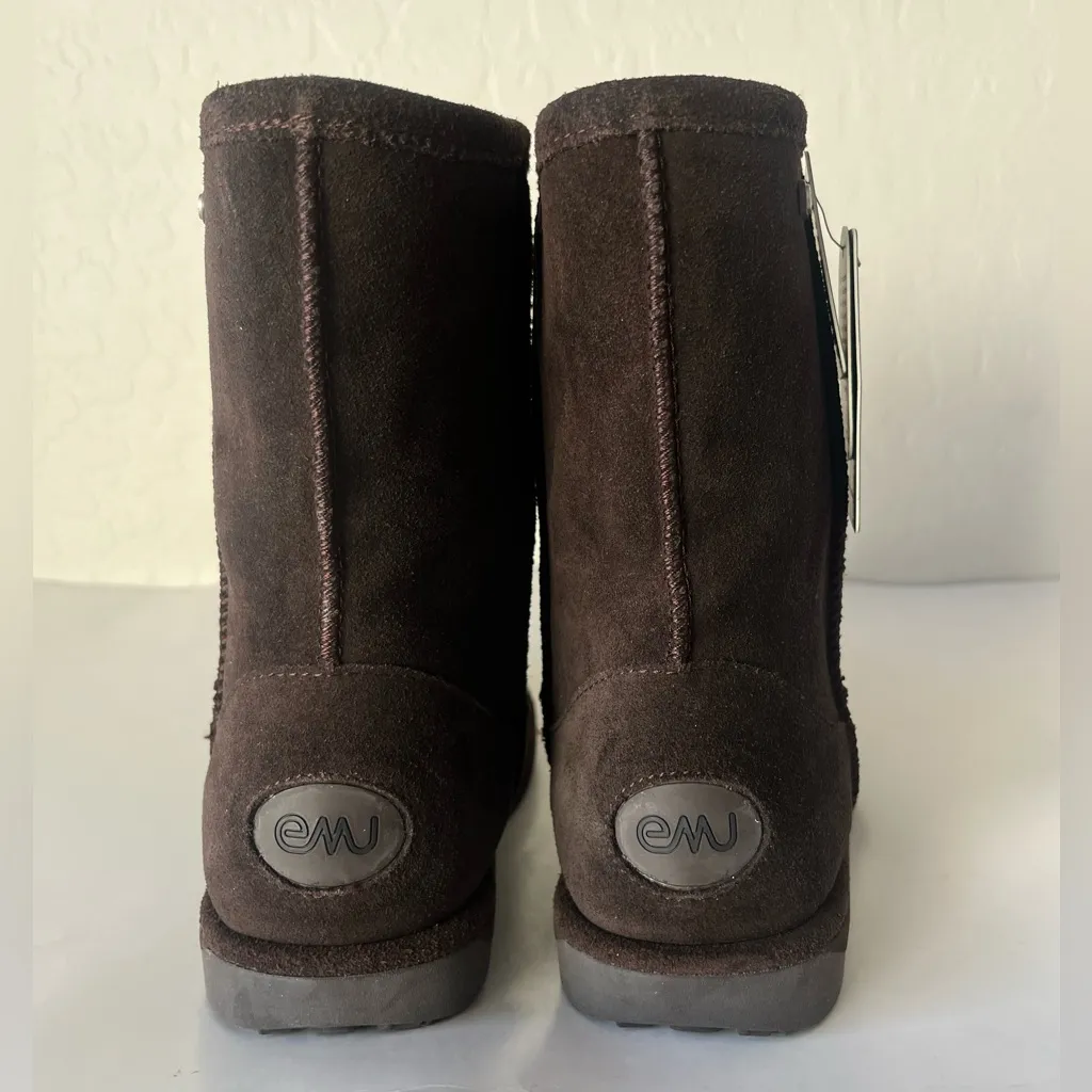 EMU Australia Paterson Lo waterproof fur lined boots NWT 6 Brown - Image 7