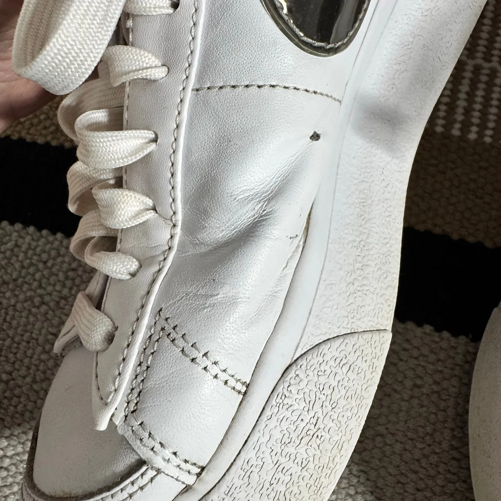 Nike Blazer Platform Low Women's Size 9 US DQ7654-100 White Mint Foam Shoes - Image 4