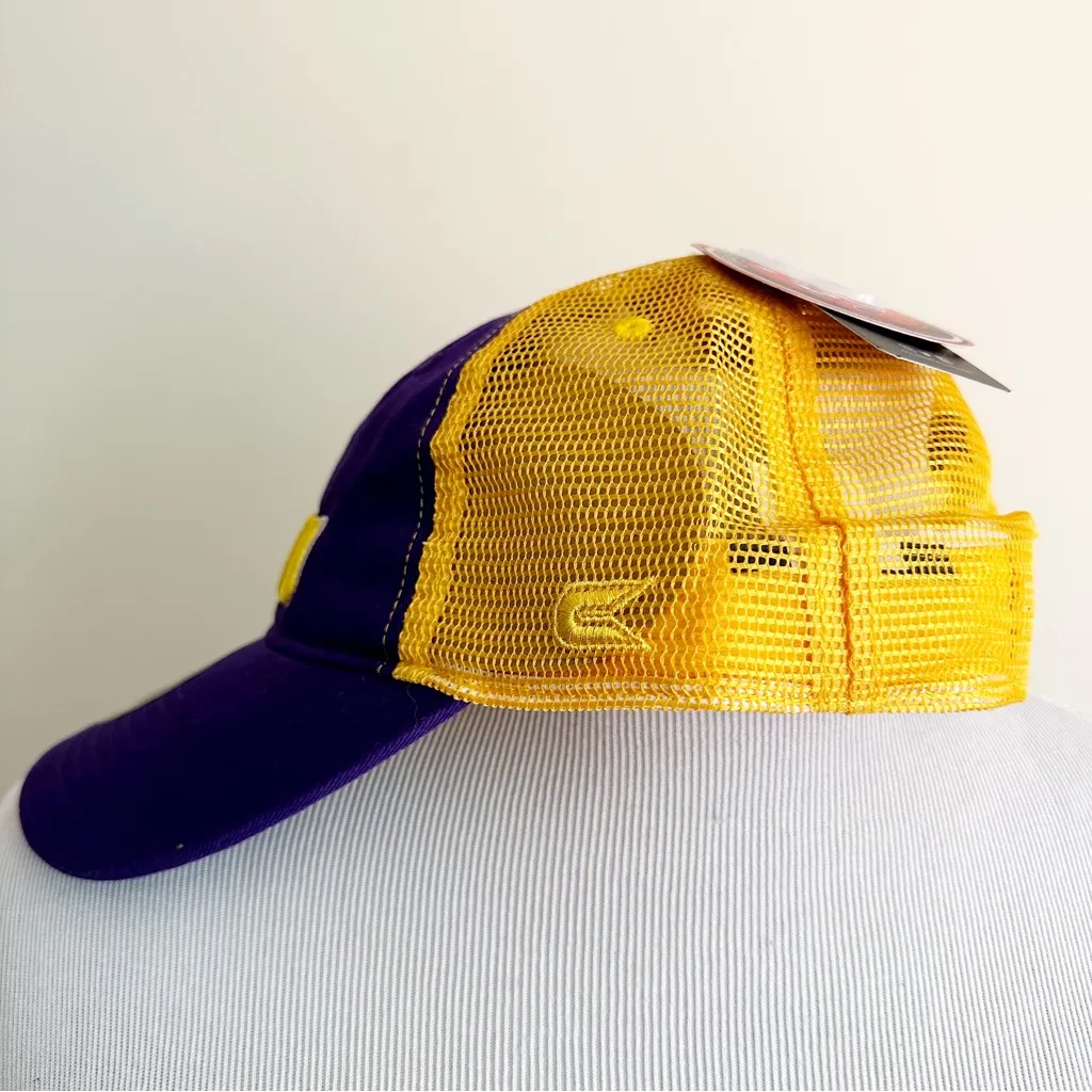 LSU Tigers Hat SnapBack Mens Womens NCAA Football Fan Gear Gift Purple Yellow - Image 6