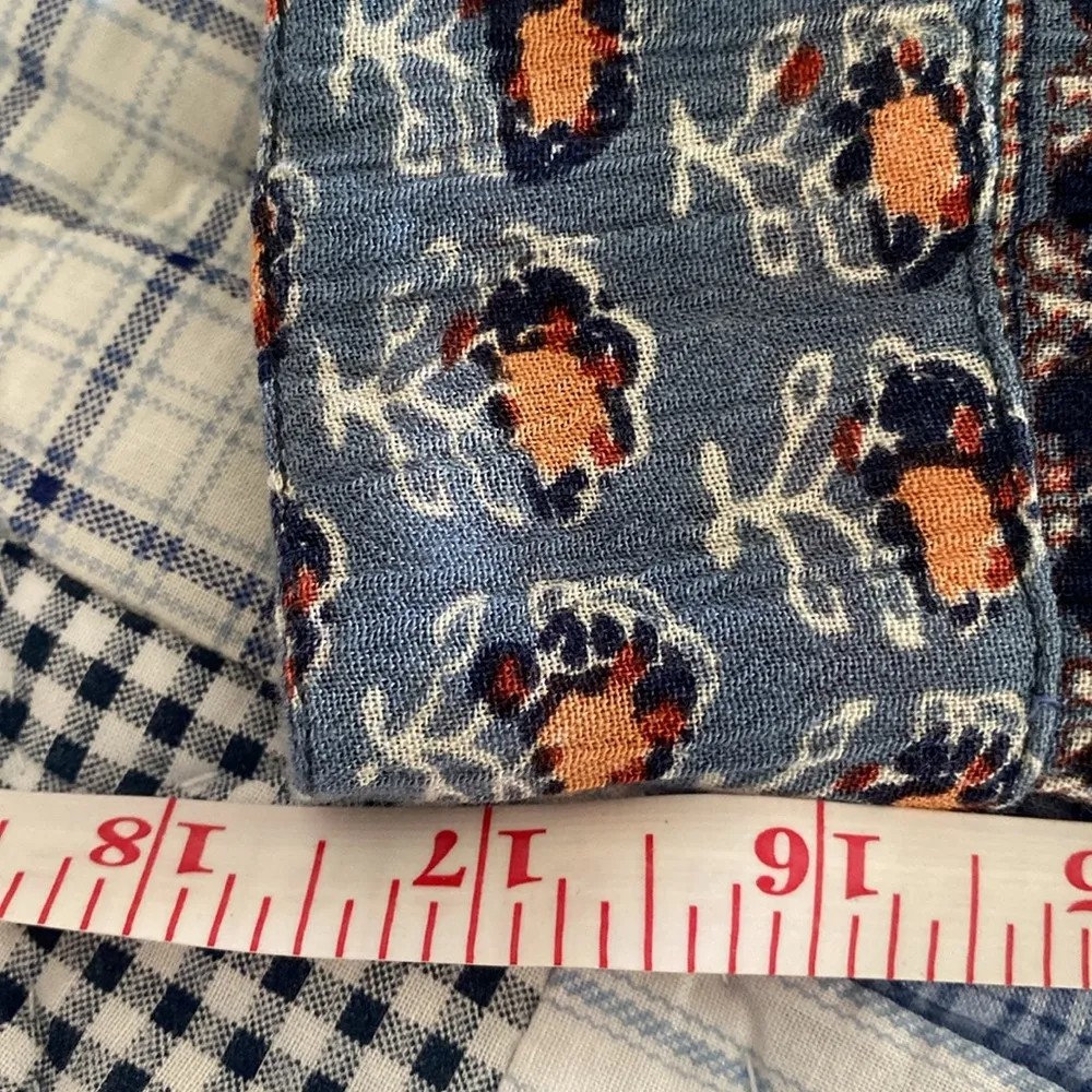 Free People Caravan Block Print Button Front Blouse Top S - Image 11