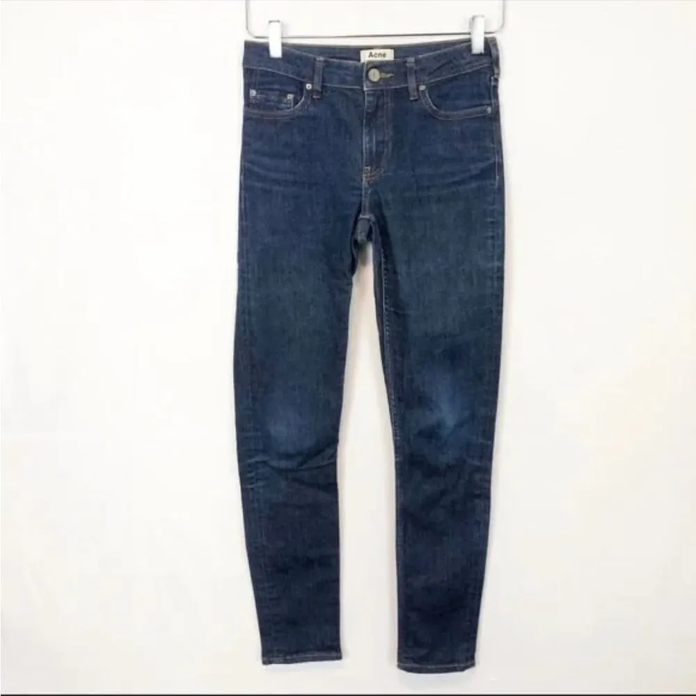 Acne Studios Skin 5 RW Rinse Skinny Jeans 26 - Image 5