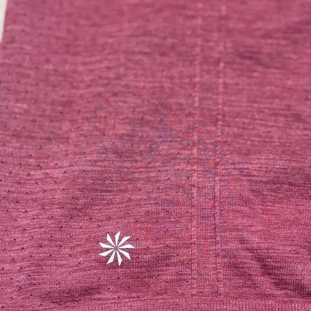 Athleta Maroon Racerback Tank Top - Image 3