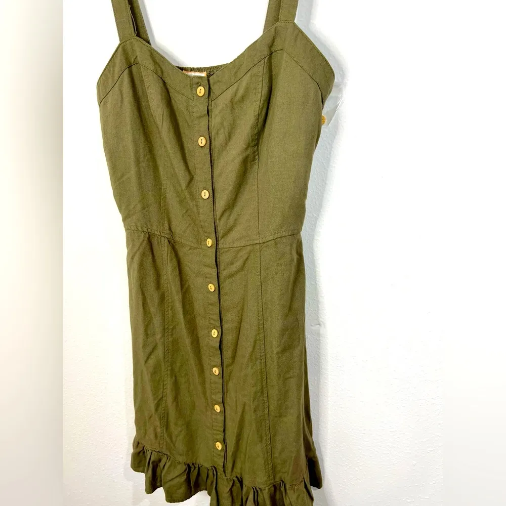 🆕 Angel Kiss Green Button Down Dress - Image 5