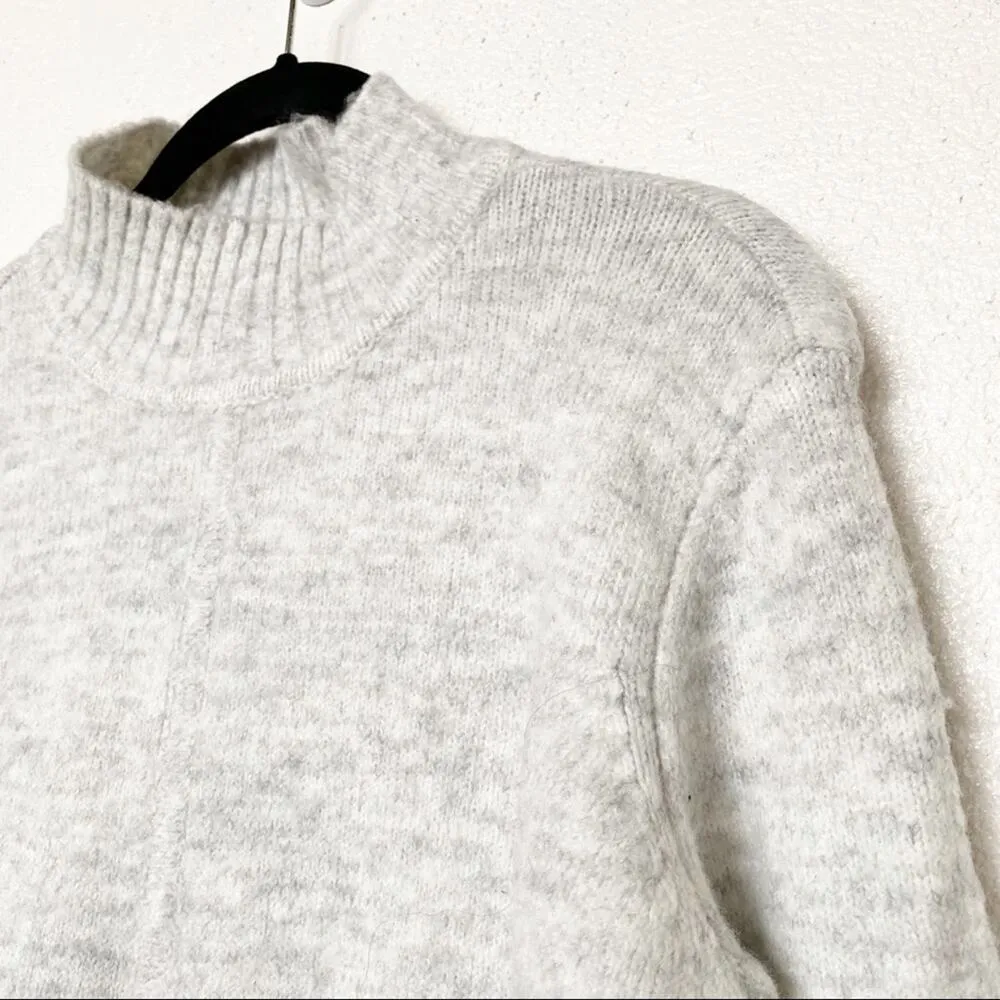 Marled Reunited Clothing Grey Soft Plush Turtleneck Sweater Size XS - Image 2