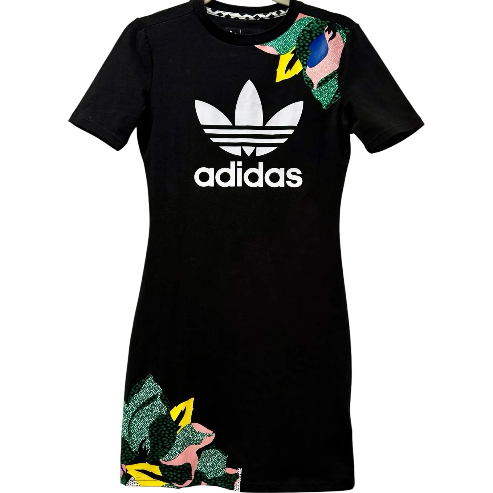 NWT adidas OriginalsWomen's HER‎ Studio London T-Shirt Floral Mini Dress Smal - Image 3