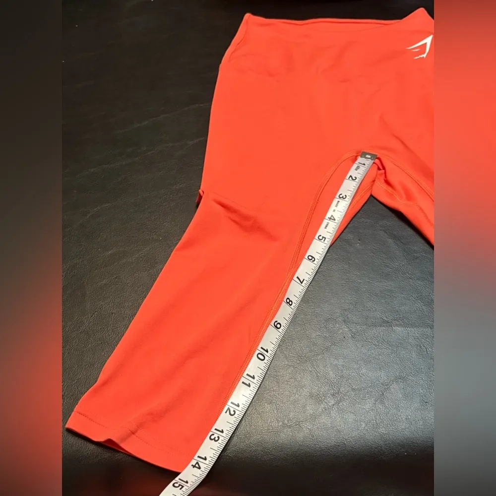 Gymshark Orange 7/8 Leggings - Image 8