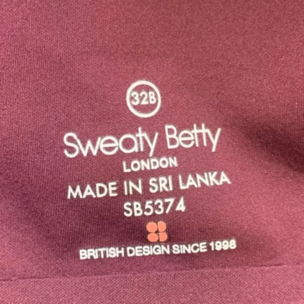 NWOT Sweaty Betty Maroon All Train Sports Bra - Image 5
