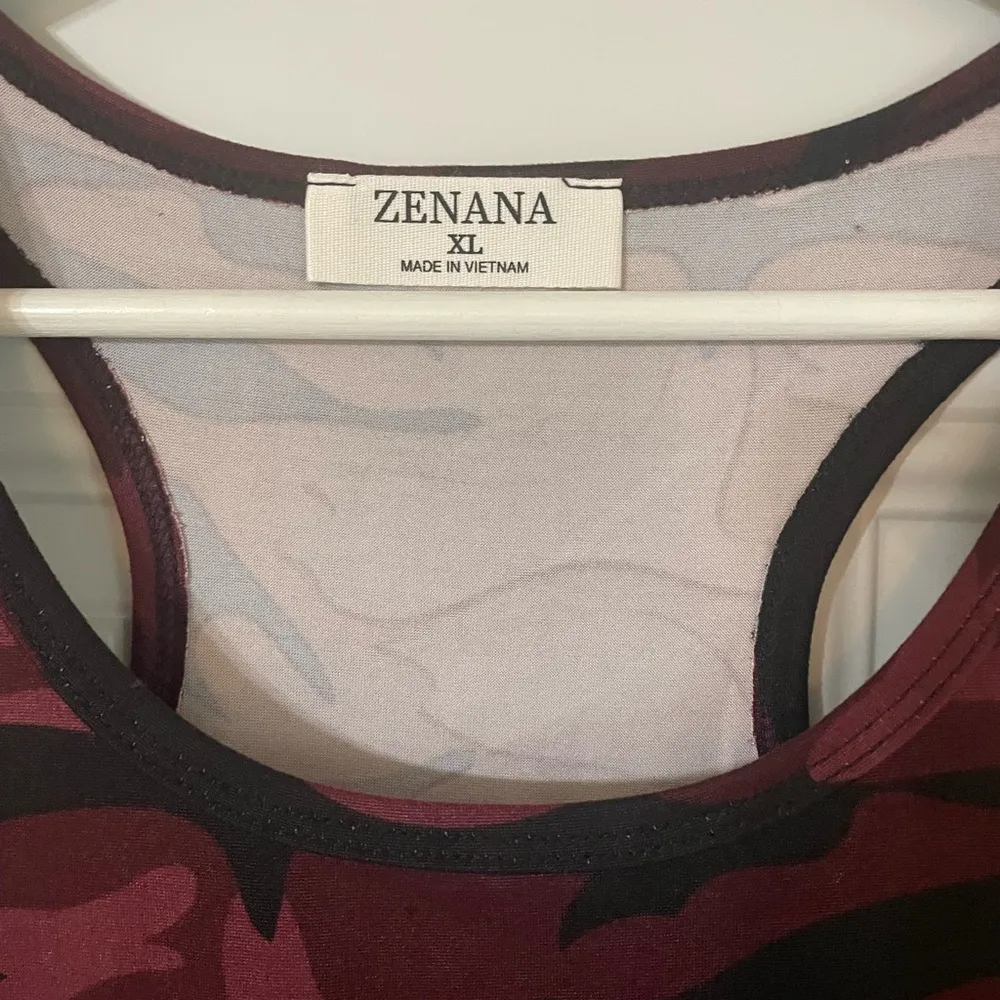 NEW Zenana Camouflage Racerback Bodysuit size XL - Image 3