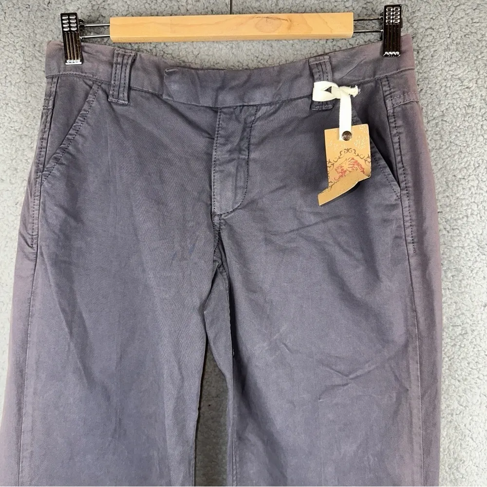 Eight 14 Pants Womens 27x34.5 Gray Aries Two Tone Flare Classic Trouser Y2K NWT Size 27 - Image 8