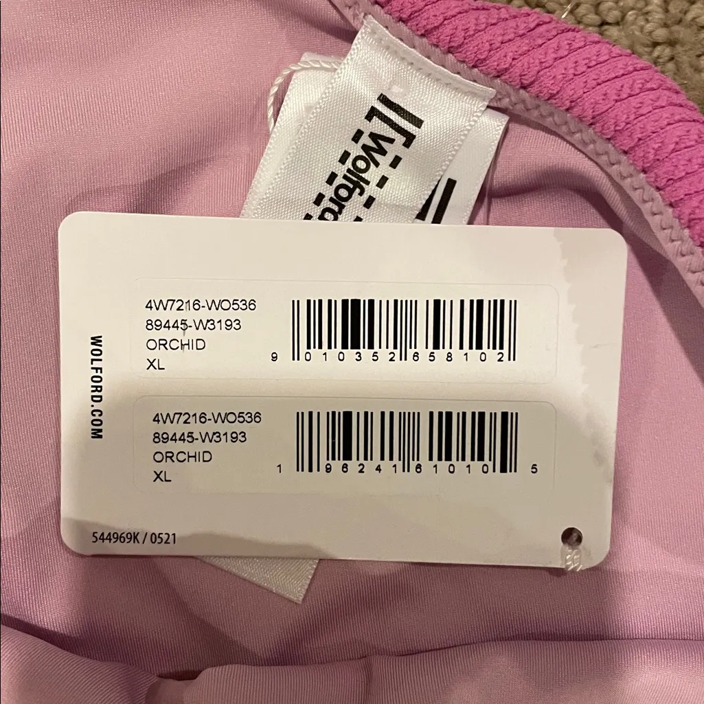 Wolford Light Orchid One Shoulder Swimwear Pink Size XL - Image 3