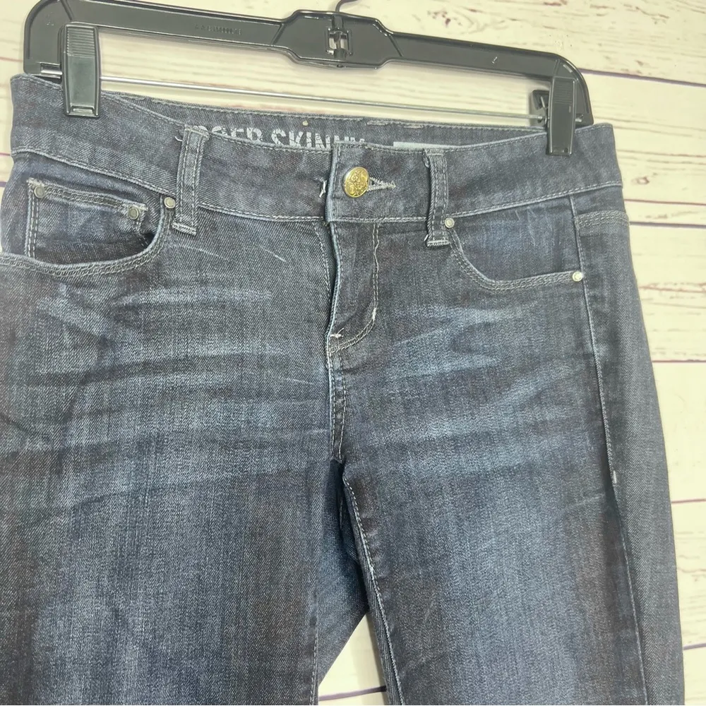 DKNY Mercer Skinny Dark Wash Denim Jeans Size 4P Inseam 29 inches - Image 5