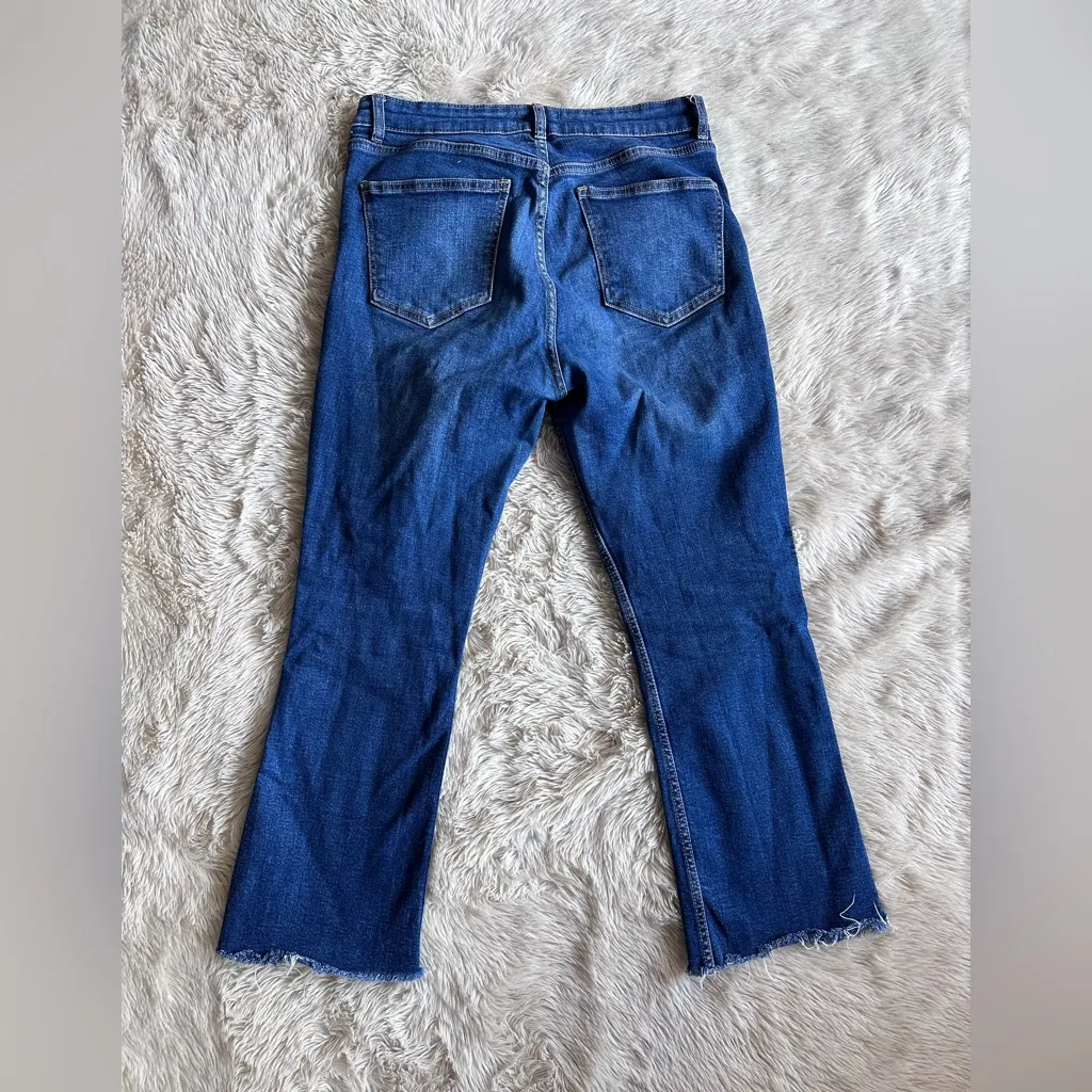 Zara Bootcut Medium Wash Jeans Size 10 - Image 8