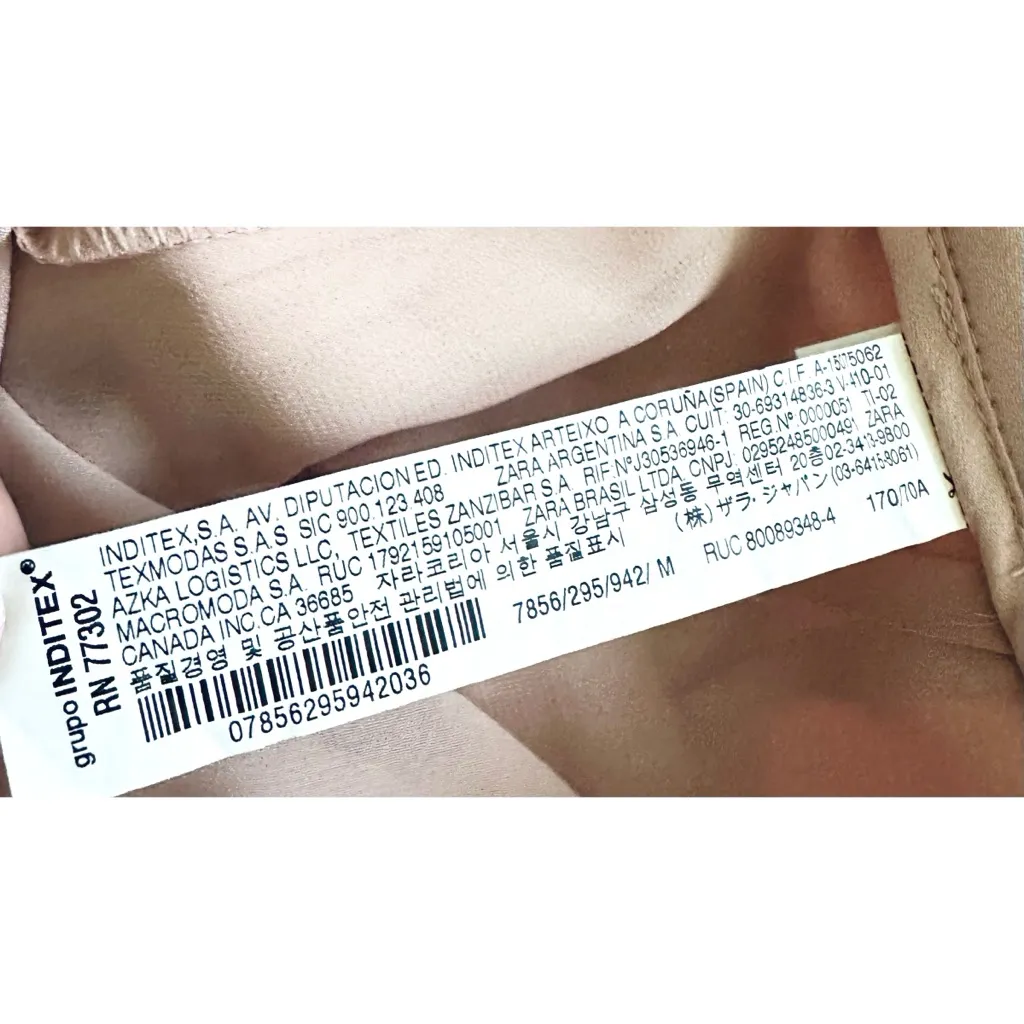 ZARA  Tweed Skort with Button Detail - Image 10