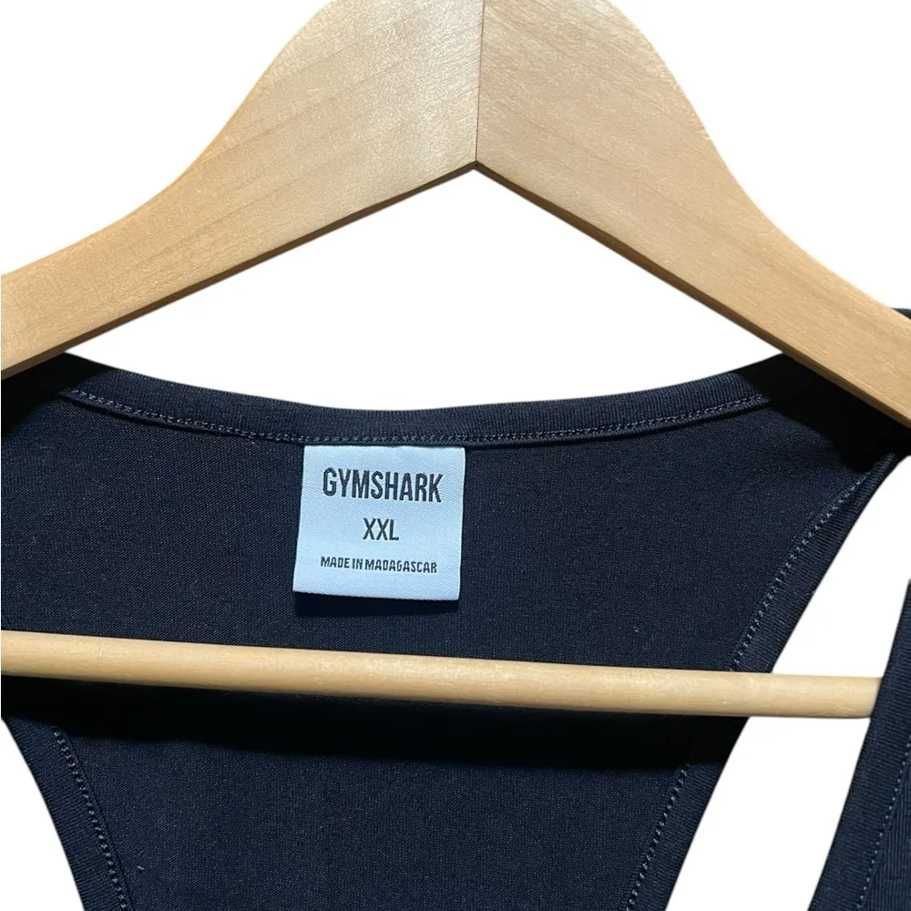 Gymshark lon Stinger Yank Top in Black Size XXL - Image 11