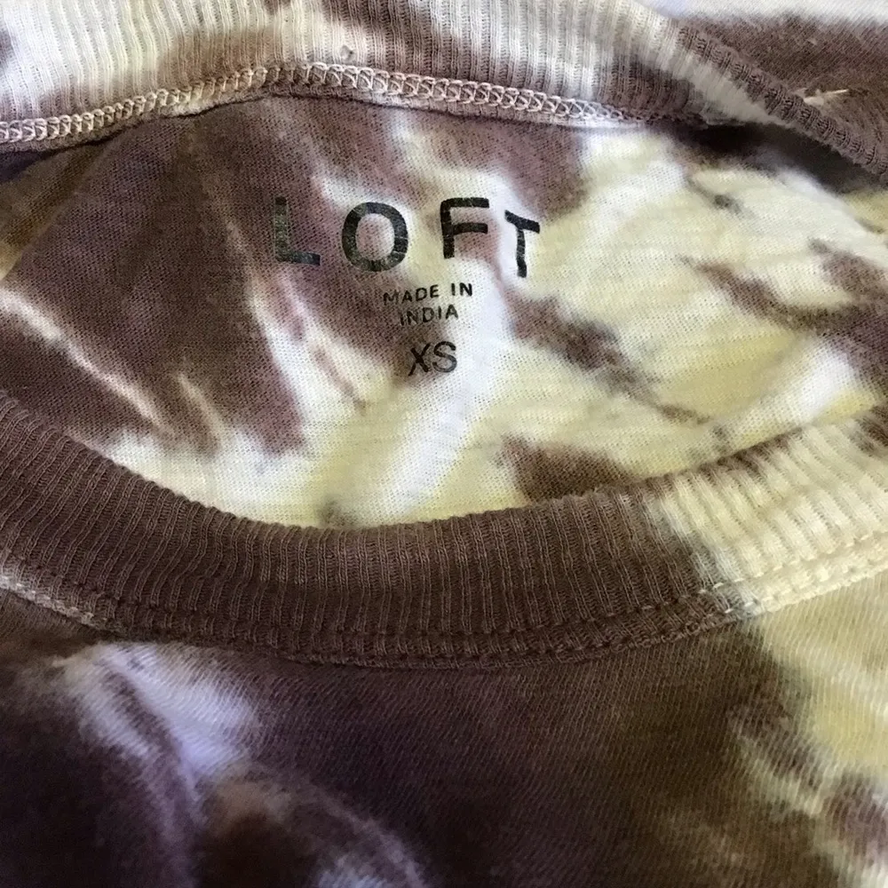 LOFT Embroidered California vibes tie dye cropped top - Image 2