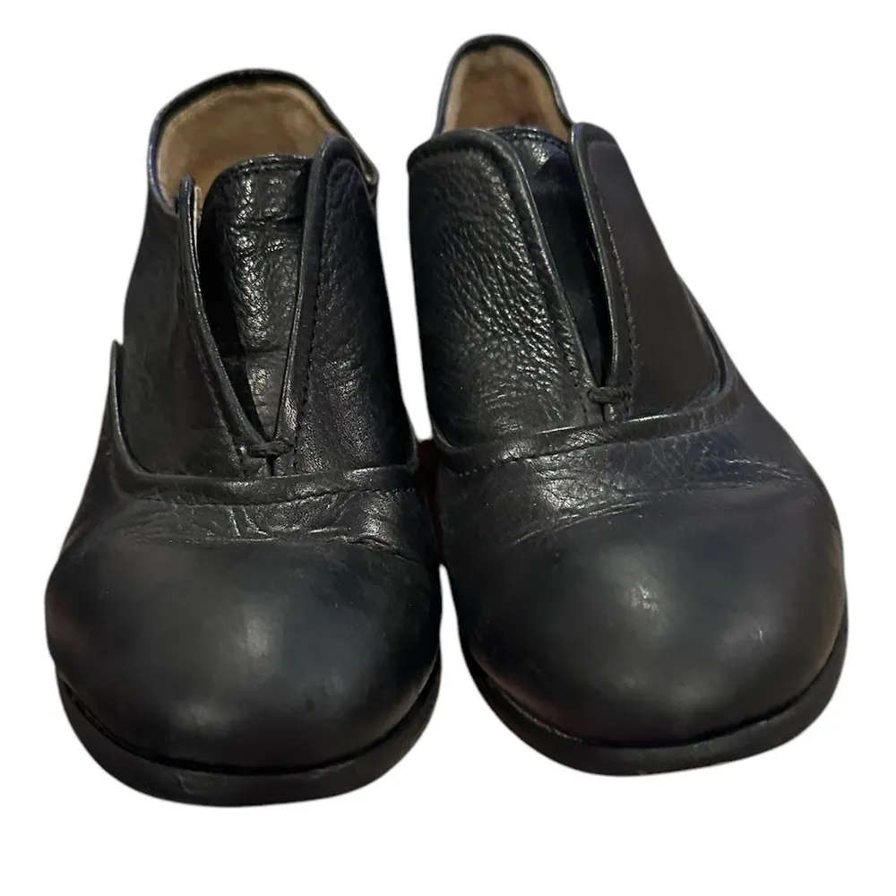 FRYE STELLA LEATHER COURTNEY BLACK ANKLE BOOTIES Women's Shoes 7 - Image 6