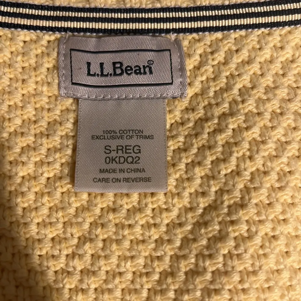 L.l. Bean knitted cotton‎ cardigan . Size S - Image 5