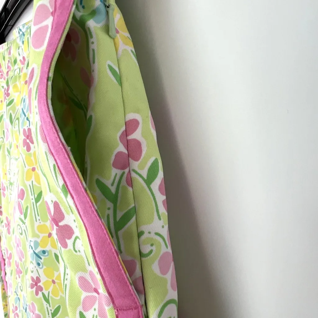 Lilly Pulitzer Vintage Sz 8 Skort White Label Cats Pink Yellow Green Blue - Image 4