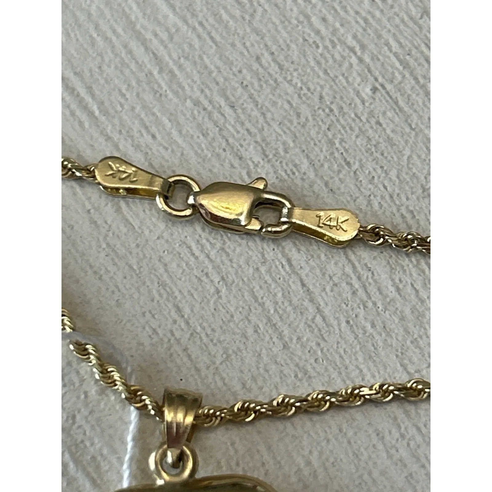 10K Solid Yellow Gold Dolphin Anklet Bracelet - Image 14