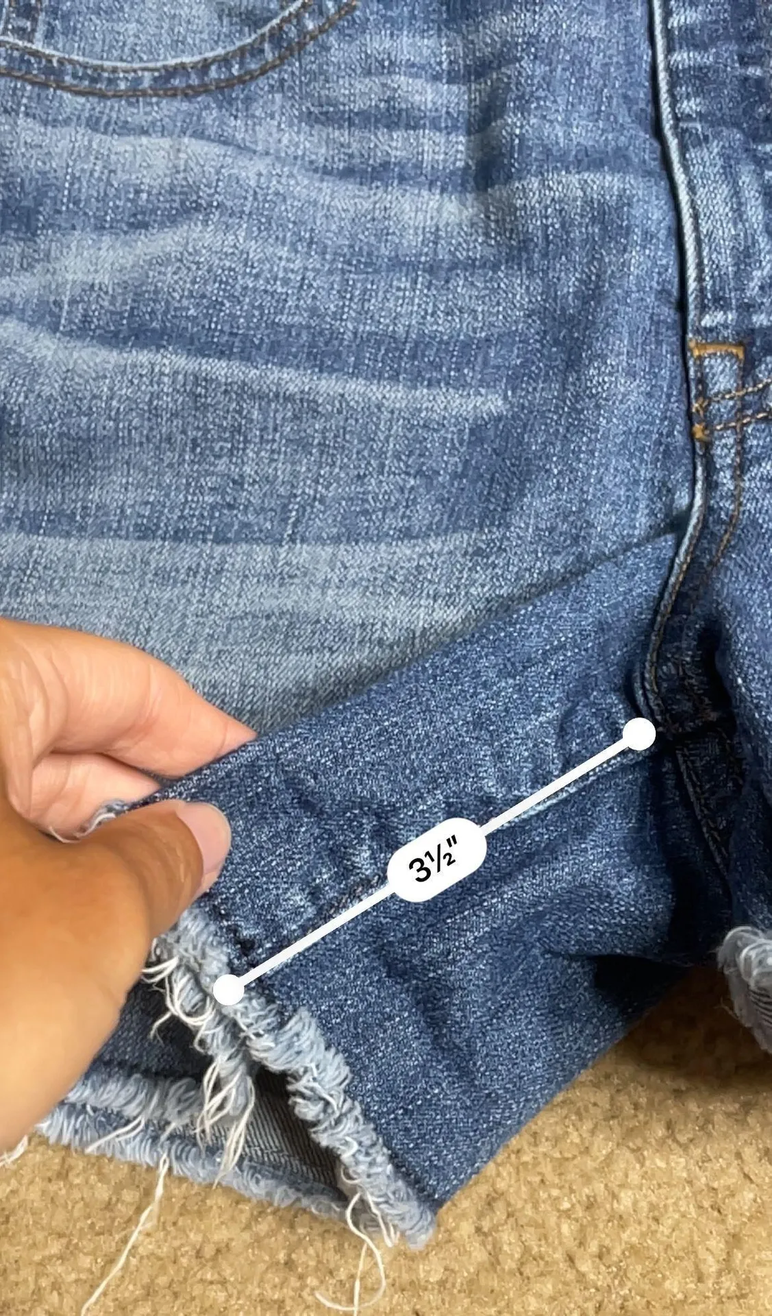 J. Crew High Rise Denim Jean Shorts  - Image 5