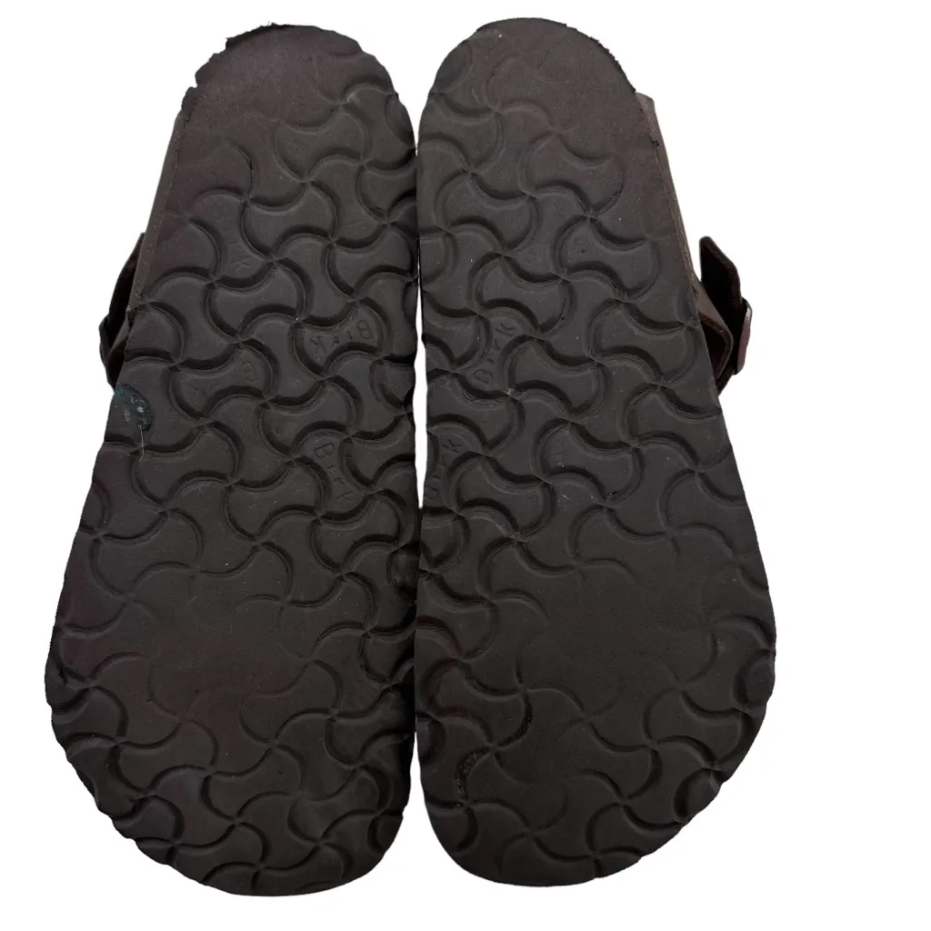 Birkenstock Women's Gizeh Mocha Brown Birko-Flor Thong Sandals‎ Size EU 38 US 7 - Image 7