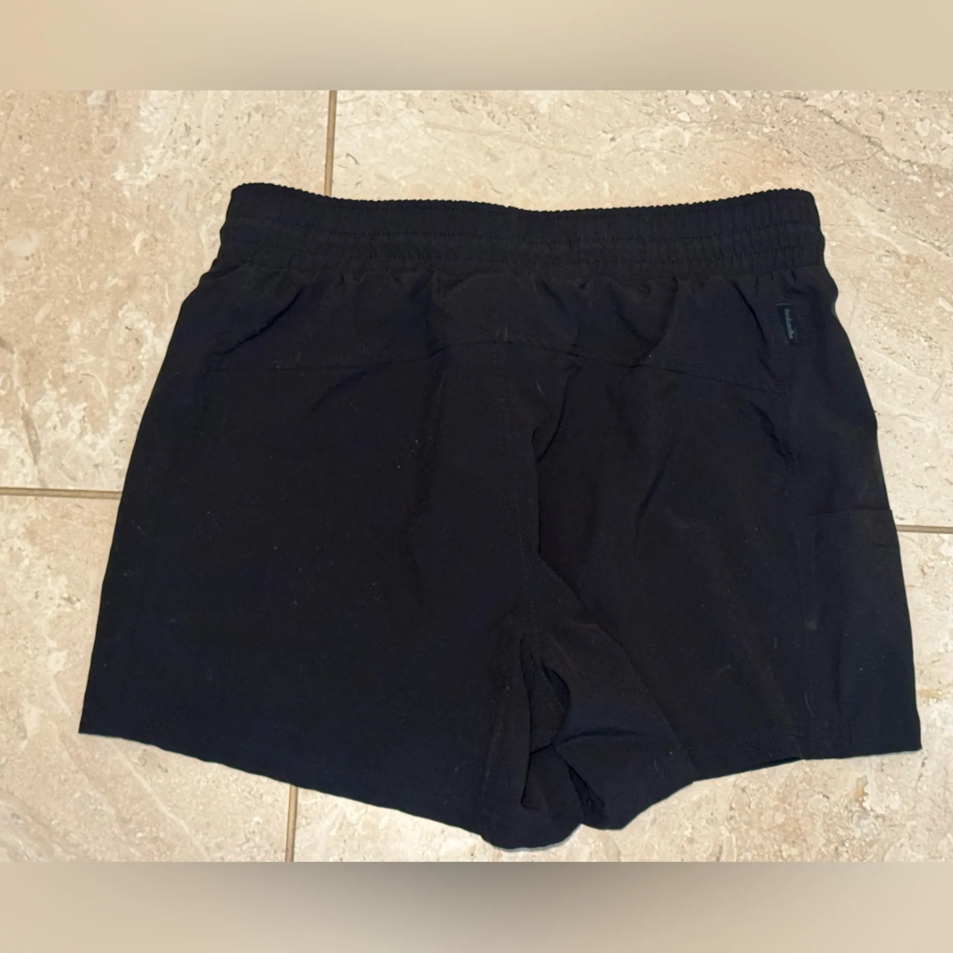 Avalanche drawstring Black Casual Shorts athletic size small lined women's - Image 2