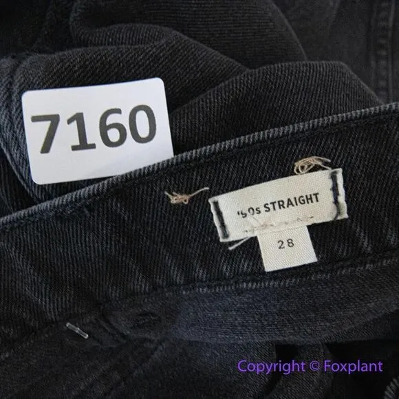 New! Madewell The‎ '90s Straight Utility Jean in camplin wash, size 28 - Image 14