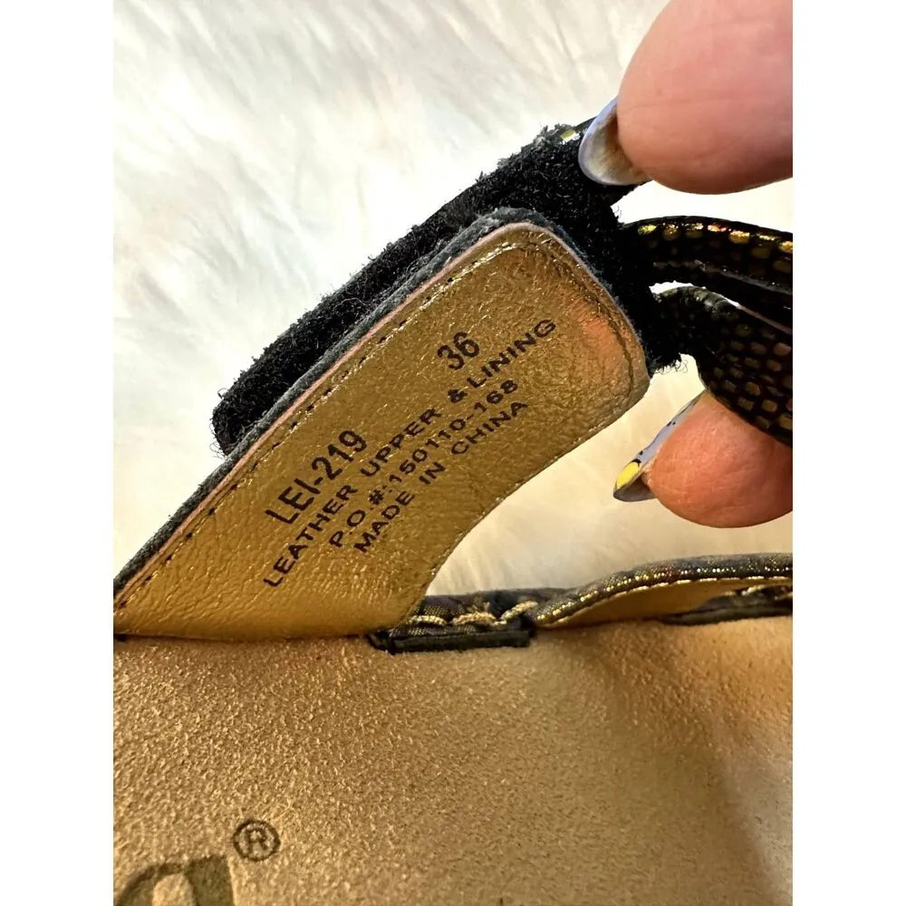 Alegria Sandals LEI-219 Leila Braidy Size 36 Rainbow Leather Wedge NICE CUTE - Image 8