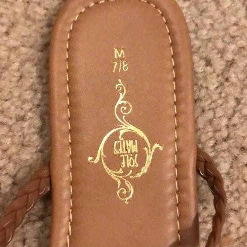 Marshalls Like New Braided Flip Flops  - Image 4