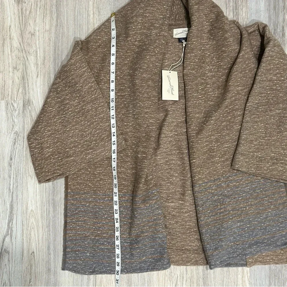 NWT Universal Thread Oversized Open-Front Cardigan Sweater Shrug Tan Size OSFM - Image 3