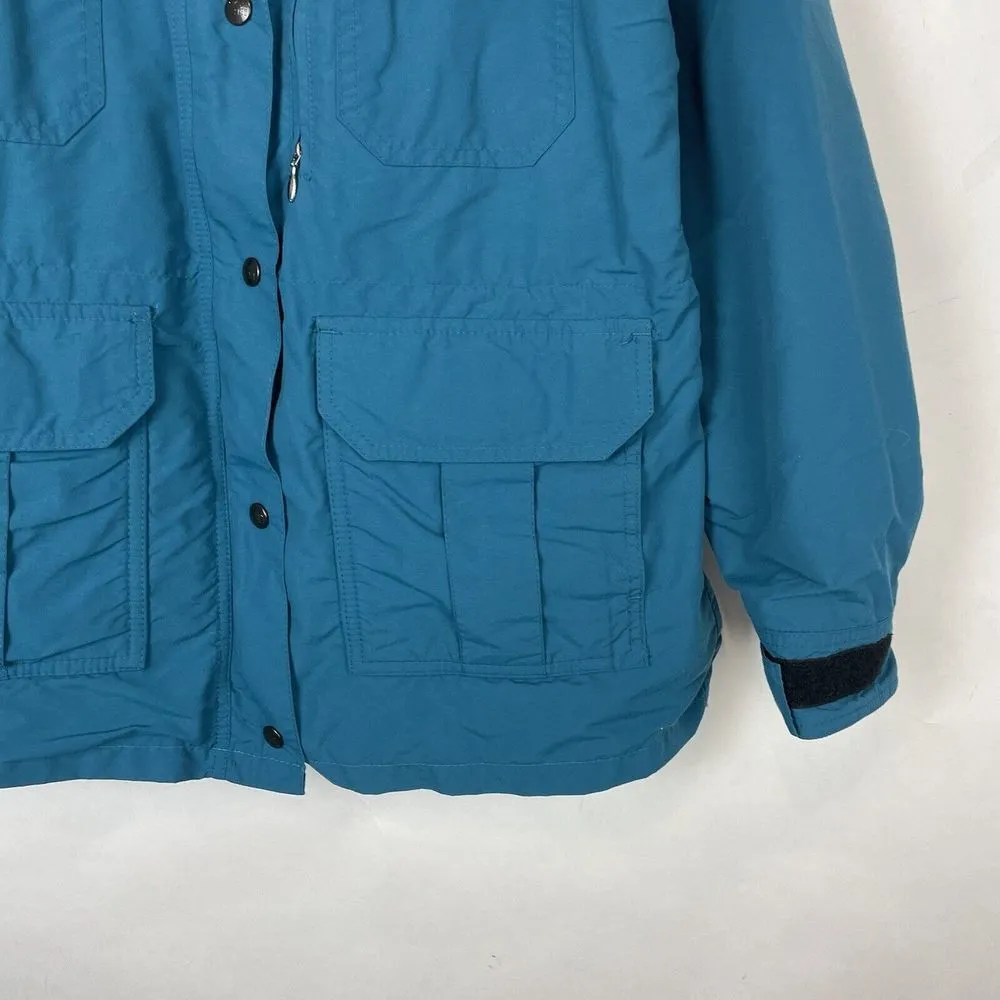 Vintage 90s REI Blue Fleece Lined Jacket Utility Women’s Size 12 Outdoor Winter - Image 4