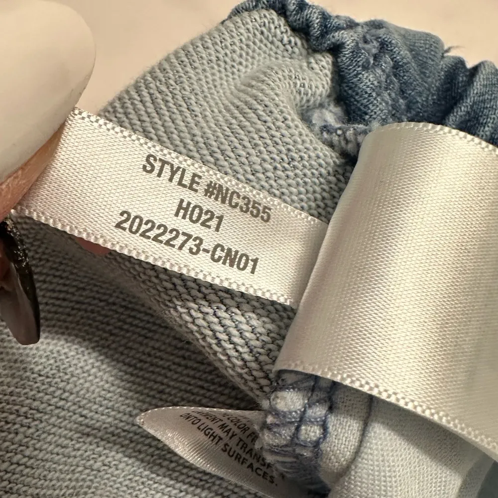 MADEWELL SWEATPANTS JEANS NEALY WASH BLUE DENIM JOGGER SLOUCHY RELAXED S - Image 6