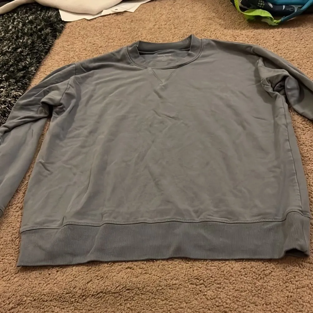 Summersalt blue sweater top - Image 4