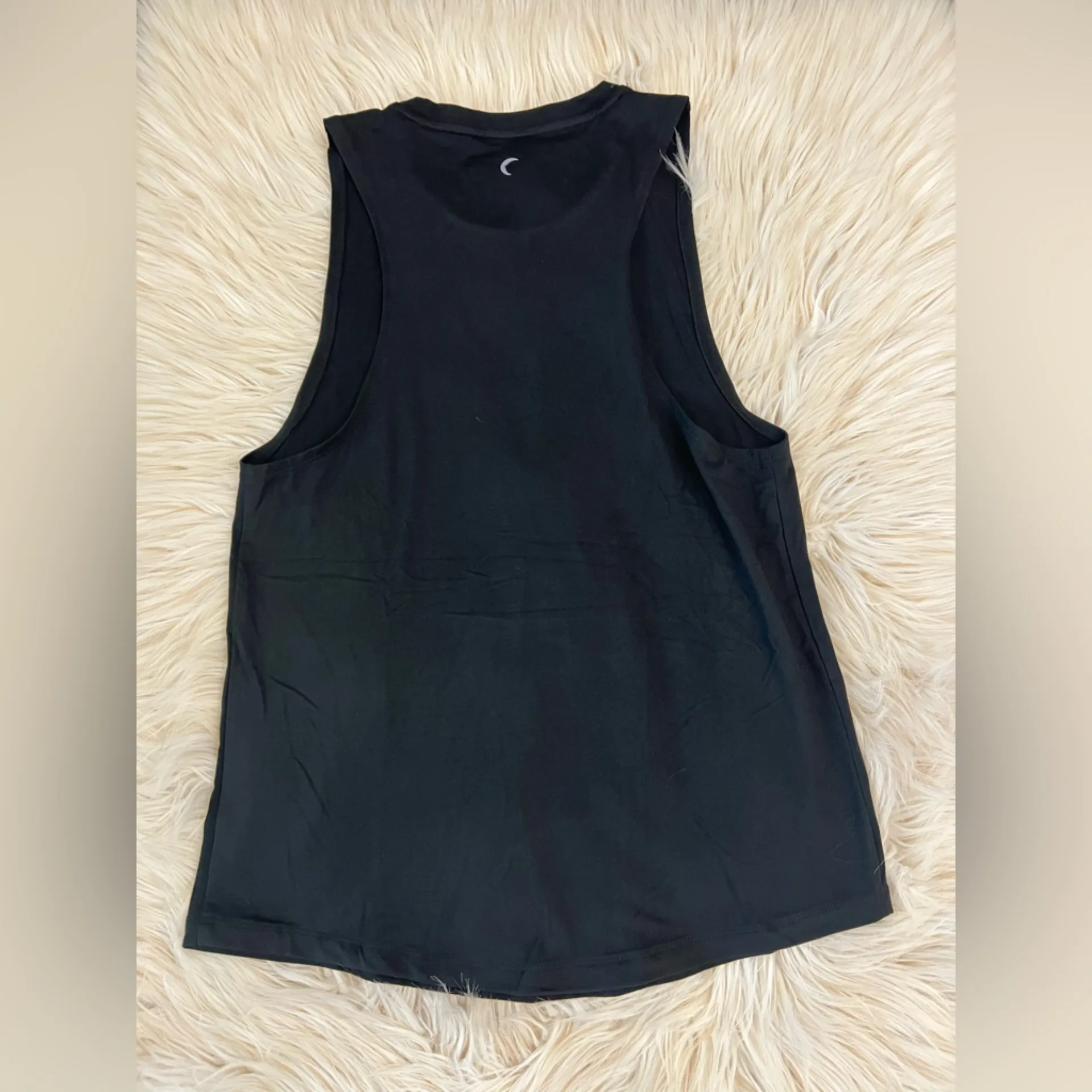 Zyia Active Set Women’s Large | Black Kettlebell Tank & Ribbed High - Image 4