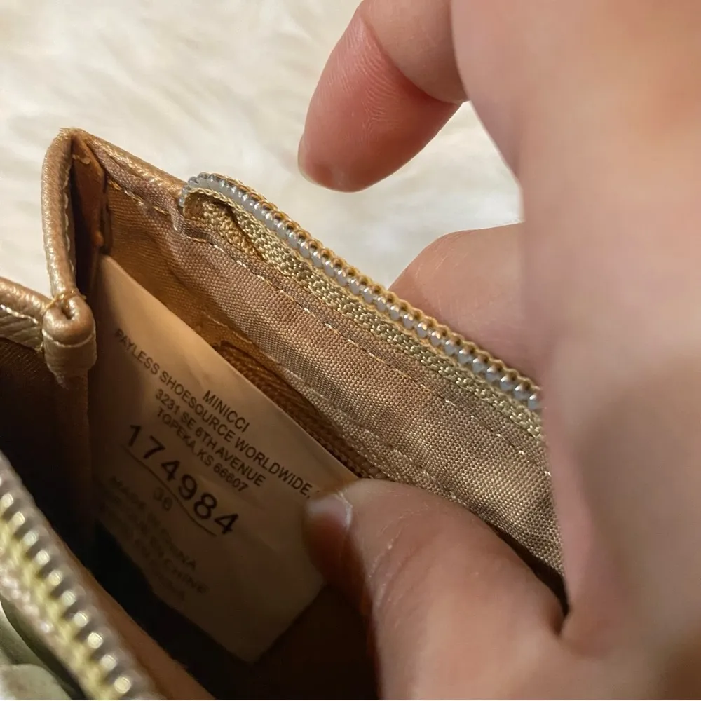 Minicci  Cream Wristlet Wallet - Image 5