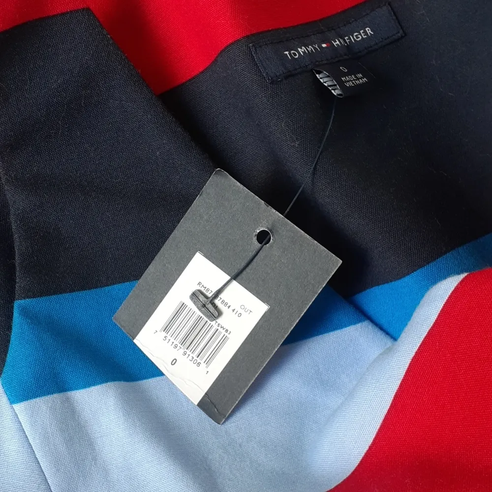 Tommy Hilfiger Multicolor Striped Sleeveless Dress SIZE 0 - Image 3