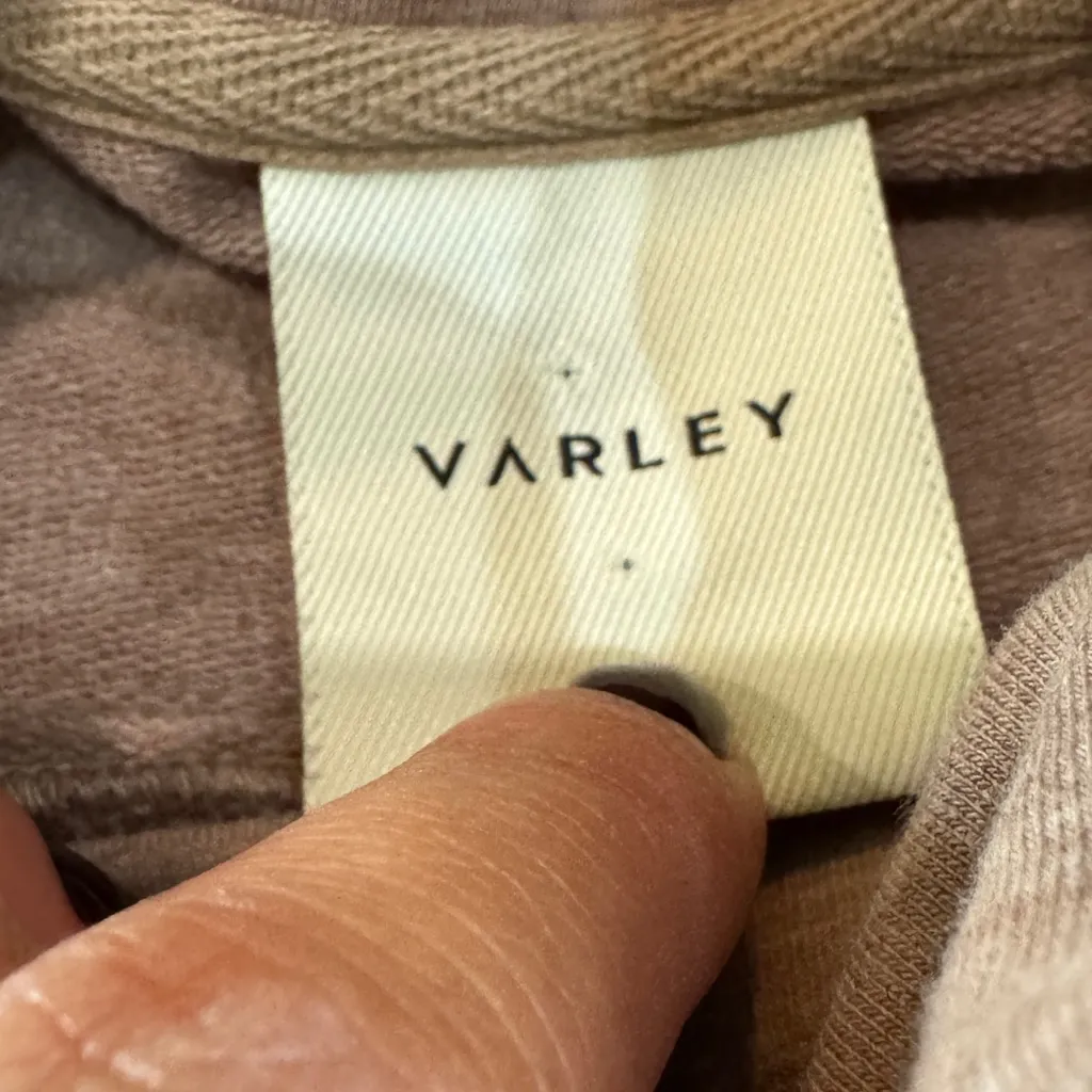 Varley Atlas Sweatshirt tan brown size medium - Image 7