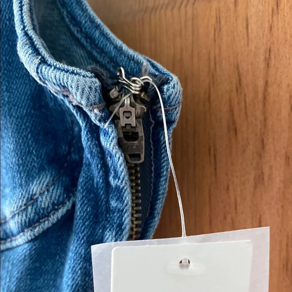 BDG Urban Outfitters Size XS Blue Denim Women's Teen Girl Lace-Up Dress NWT - Image 5