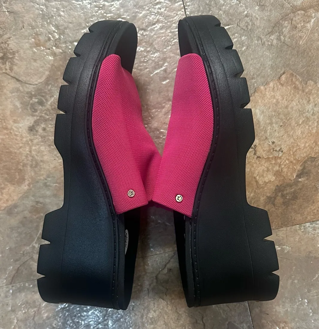 Dr. Scholl's Women's Check Doubts Slide Platform Sandals In Pink NWOT - Size 8.5 - Image 11