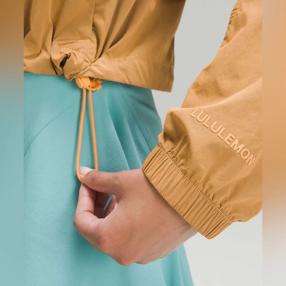NWOT Lululemon Evergreen Cropped Anorak Mango Dream - Image 4