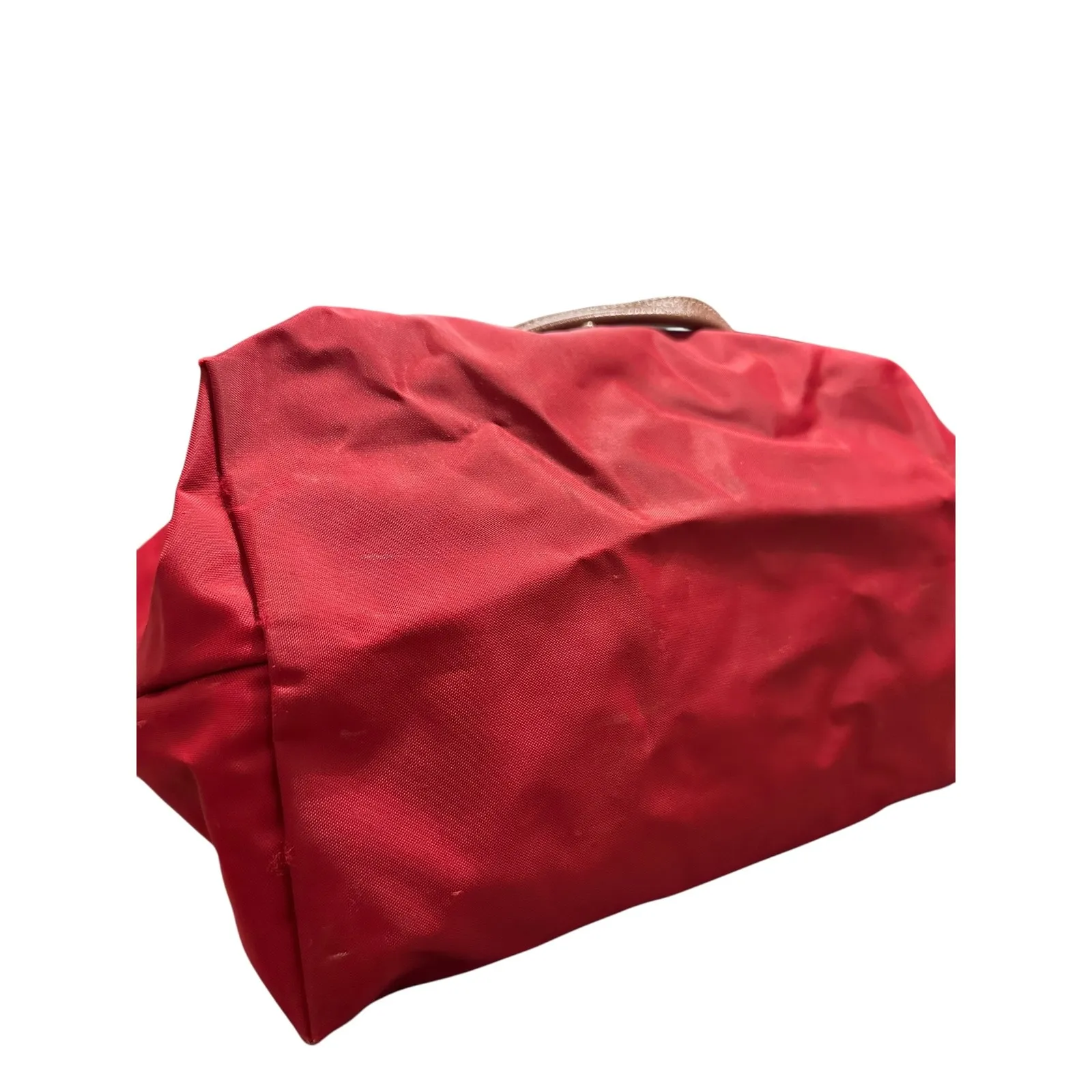 Longchamp‎ Le Pliage Large Tote Bag Red Nylon Shoulder Bag - Image 8