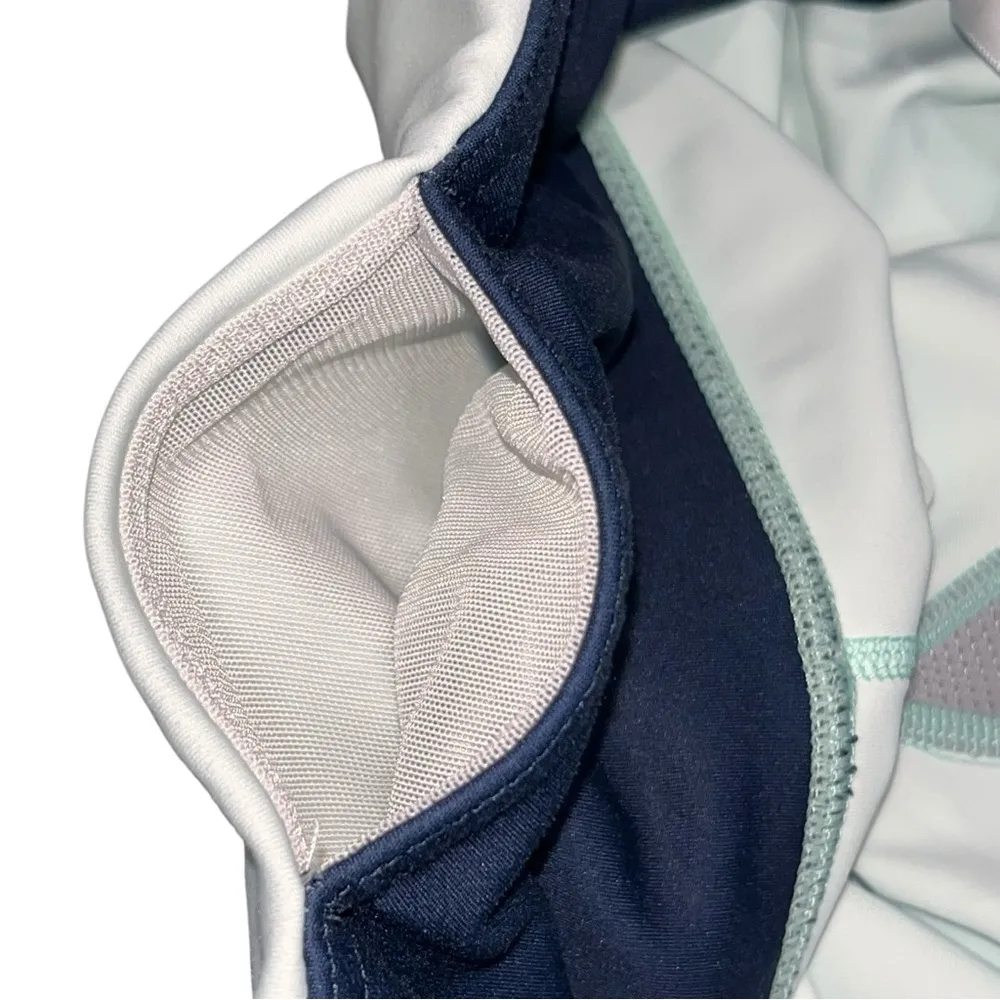 Athleta Green & Blue Ombre Elation 7/8 Tight Leggings Pants size Large - Image 7