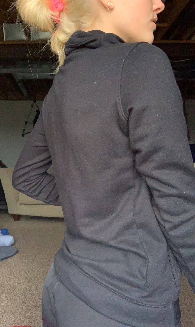 Nike Dri Fit Pullover Black - Image 3