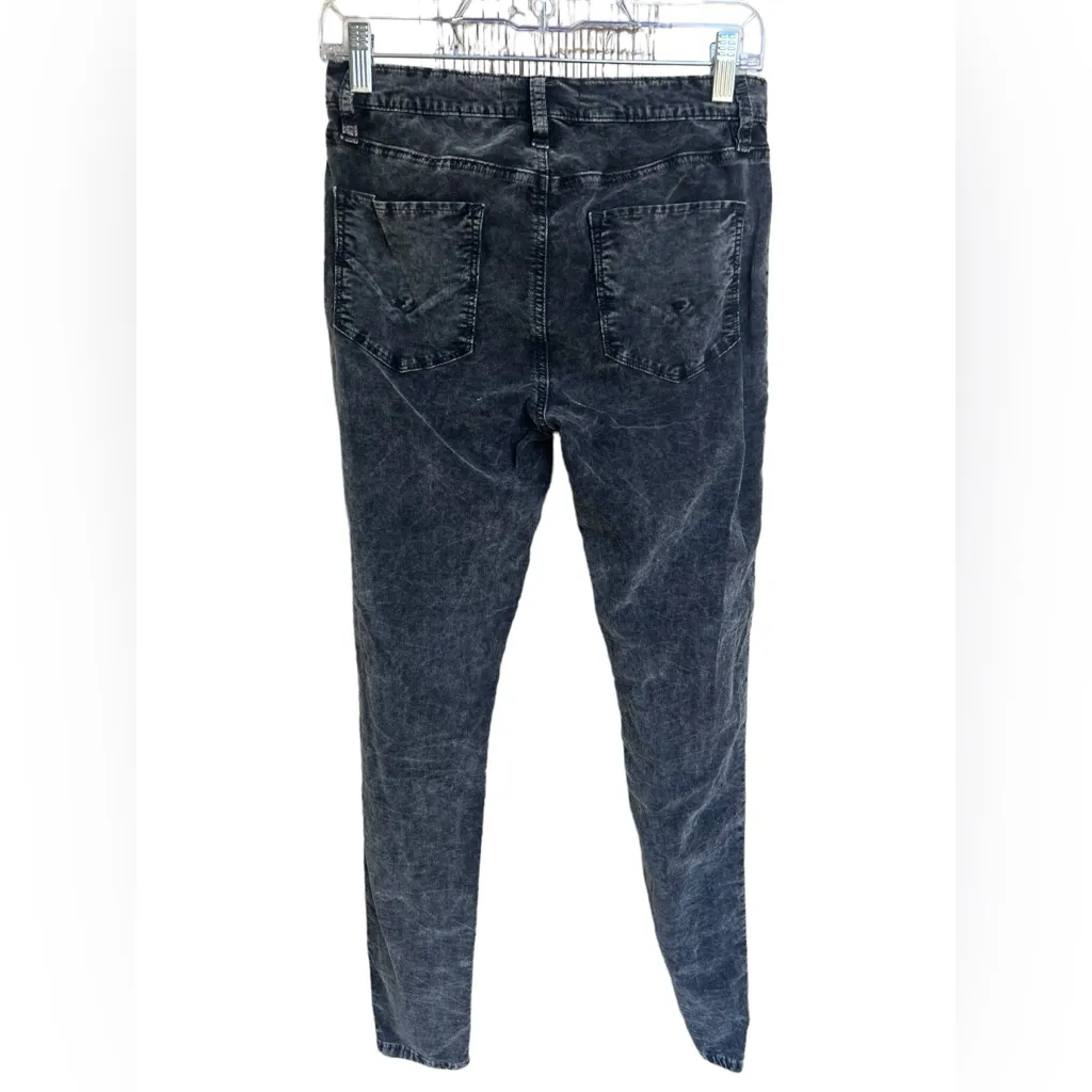 Hudson Barbara Super Skinny Acid-Washed Velveteen Jeans Size‎ 27 - Image 2
