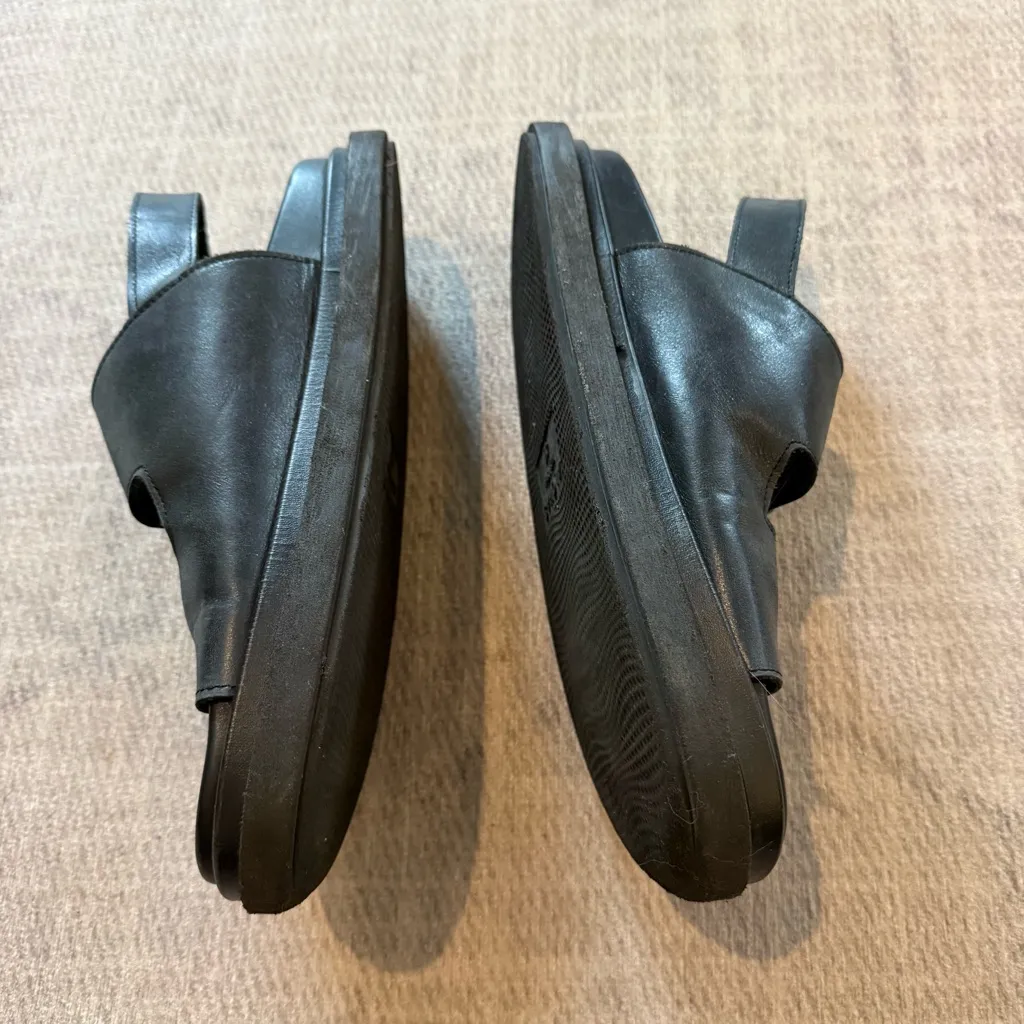 ALOHAS Harper Leather Slingback Buckled Sandal Black 40 - Image 3