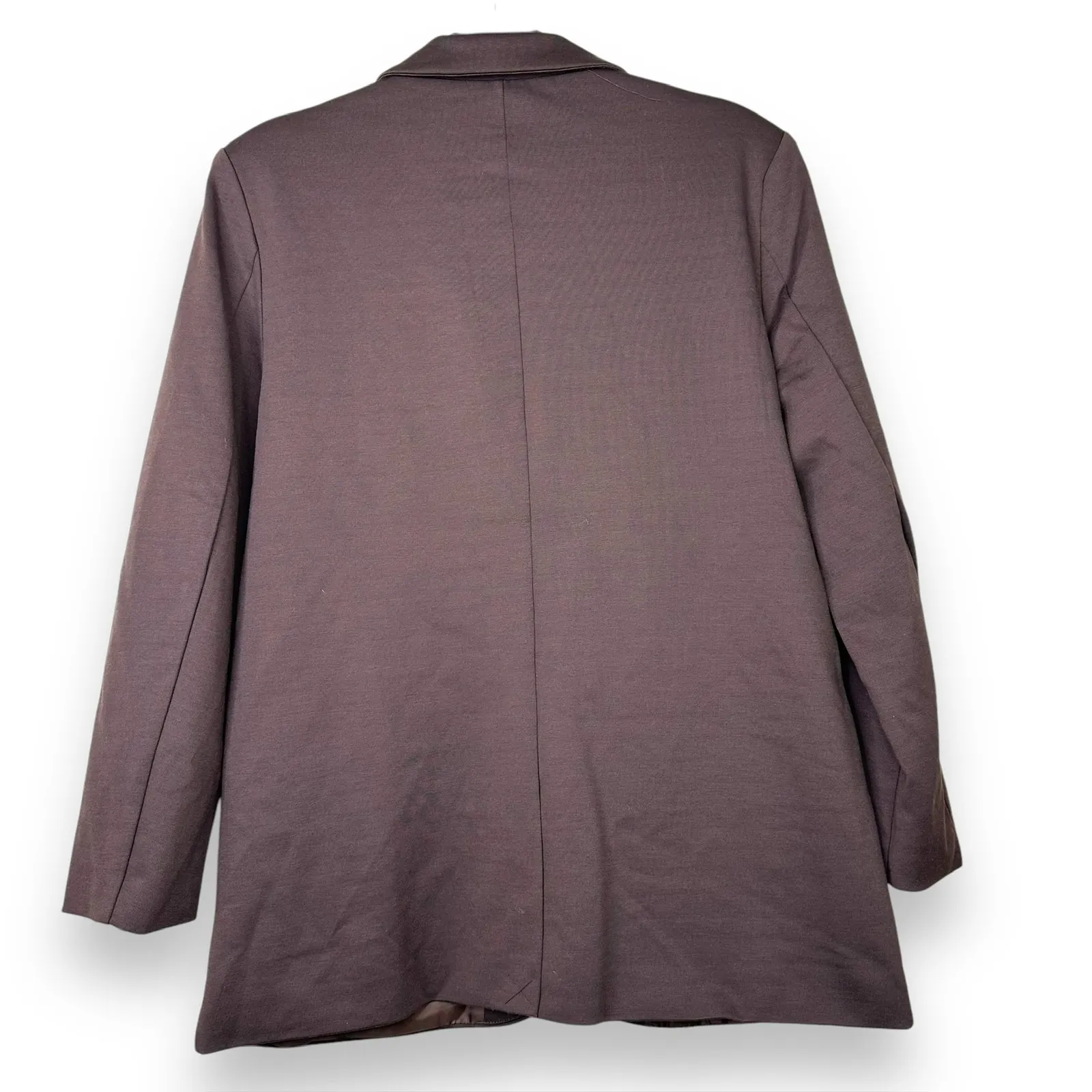 ICHI NWT Java Brown IHKATE SUS Oversized Button Loose Fit Blazer Medium - Image 7